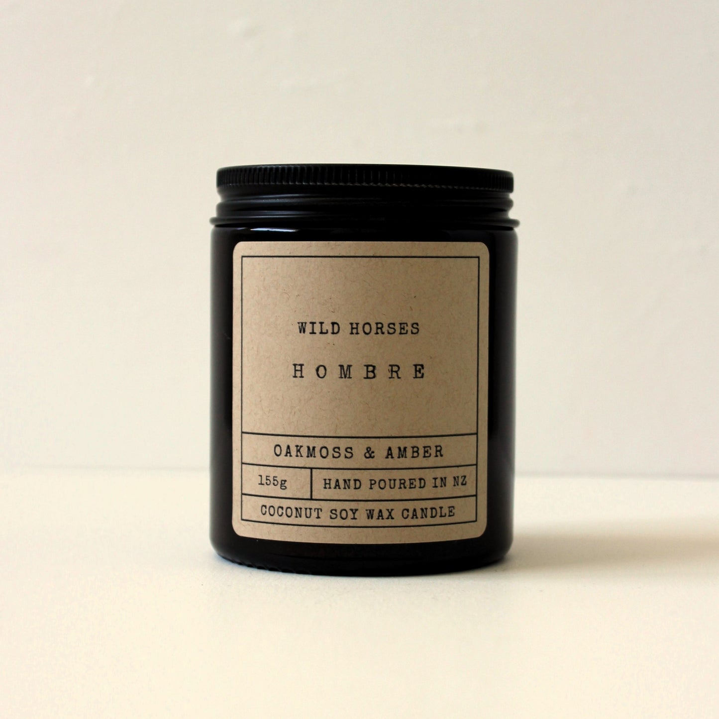 Hombre: Oakmoss & Amber - 155g Candle