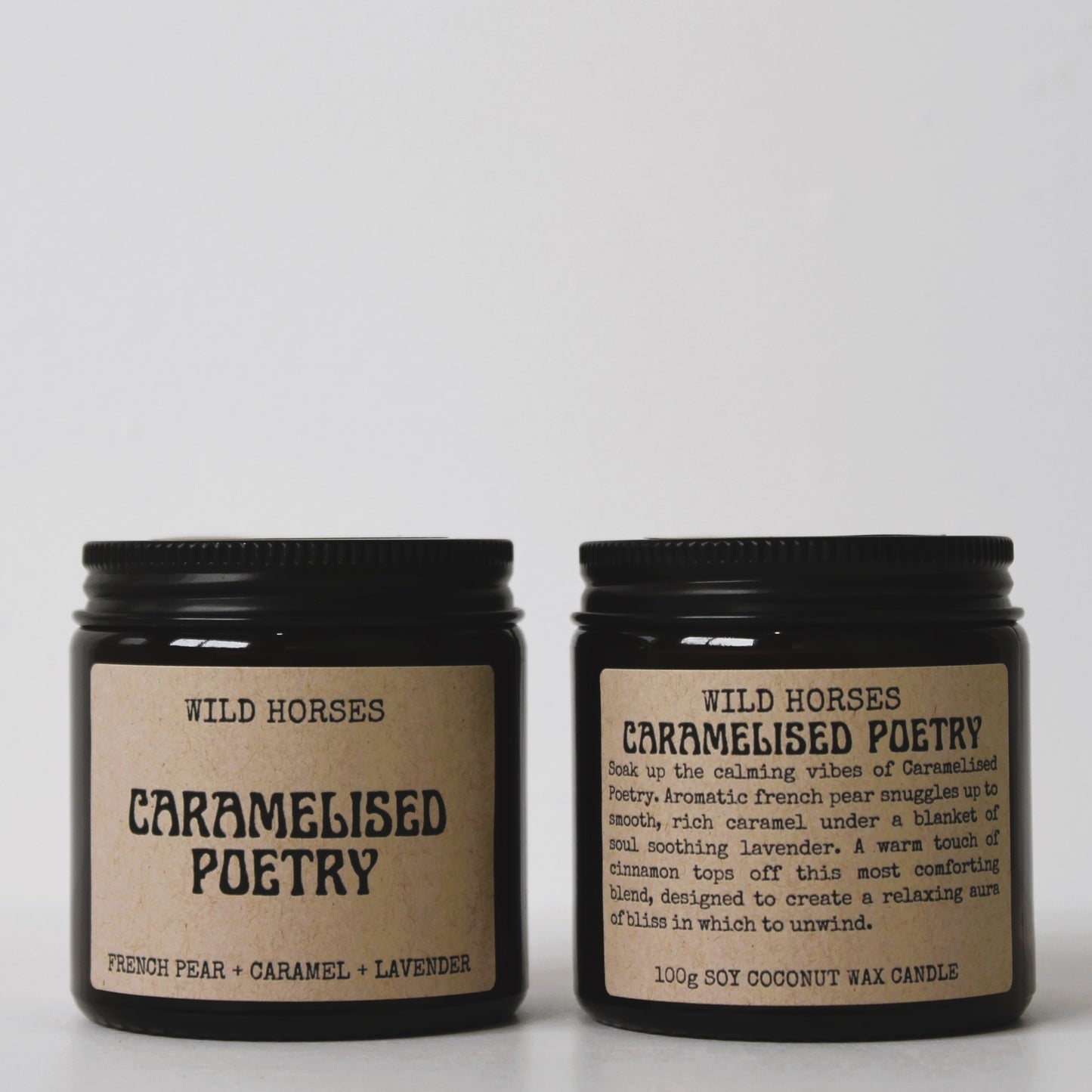 Caramelised Poetry - 100g Candle