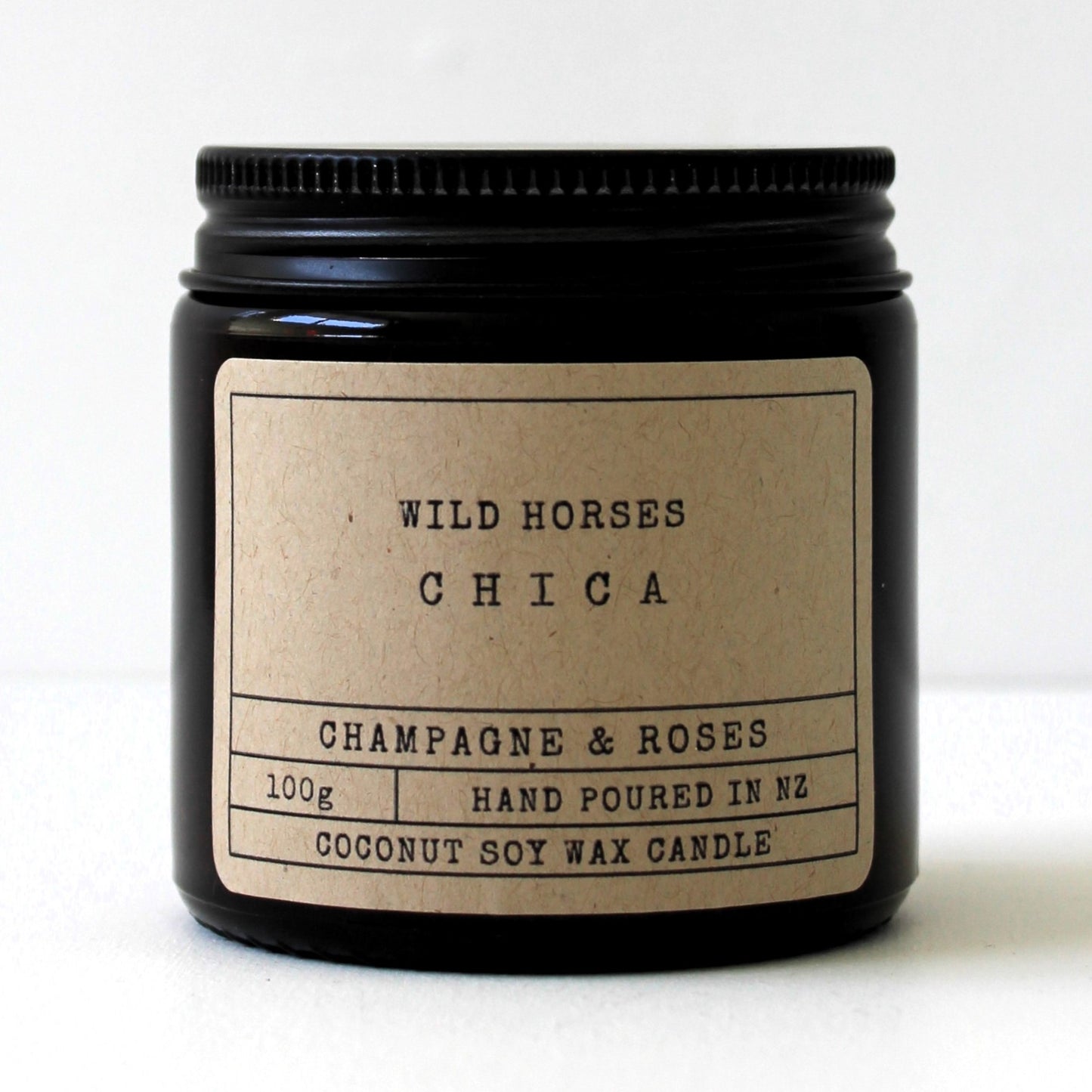 Chica: Champagne & Roses - 100g Candle