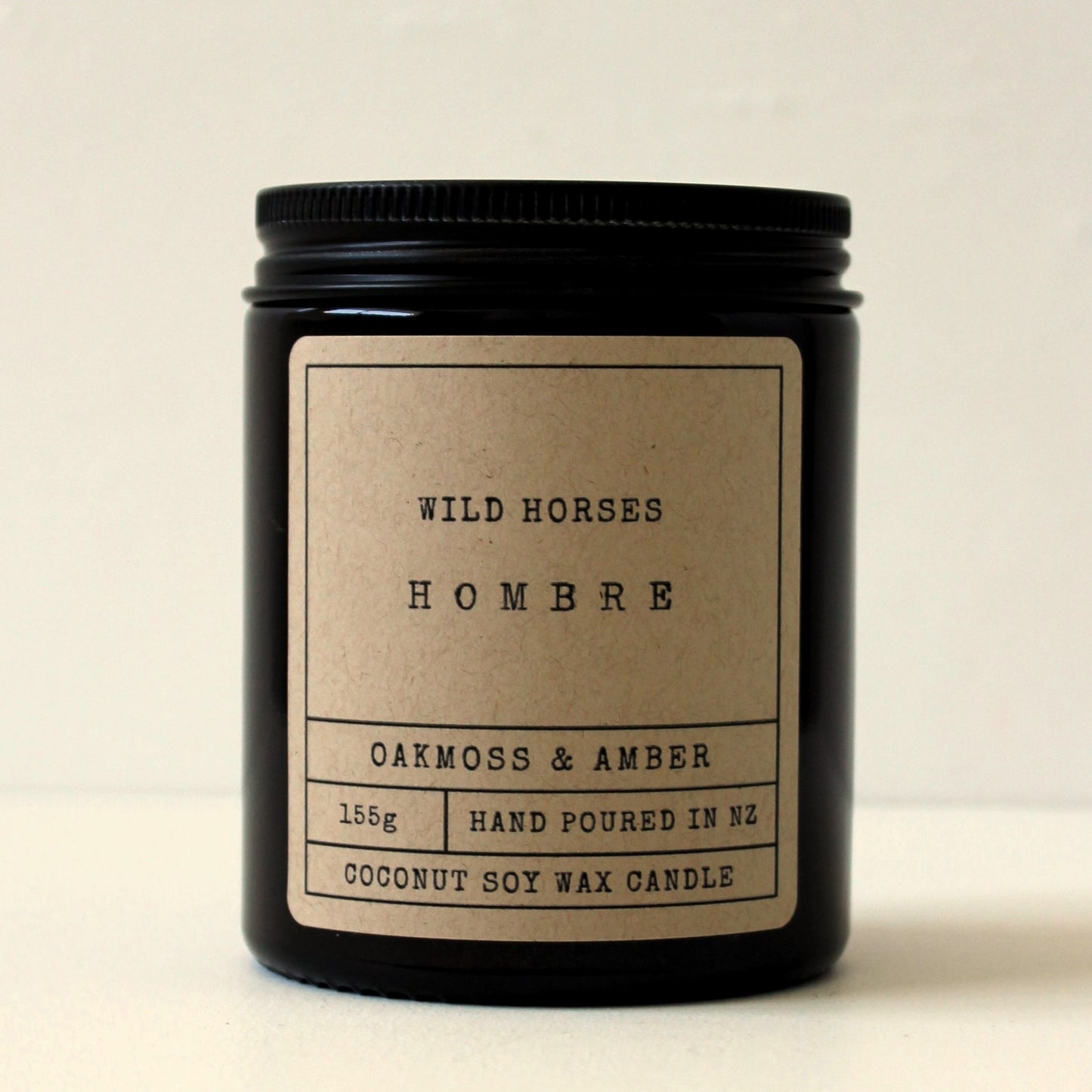 Hombre: Oakmoss & Amber - 155g Candle