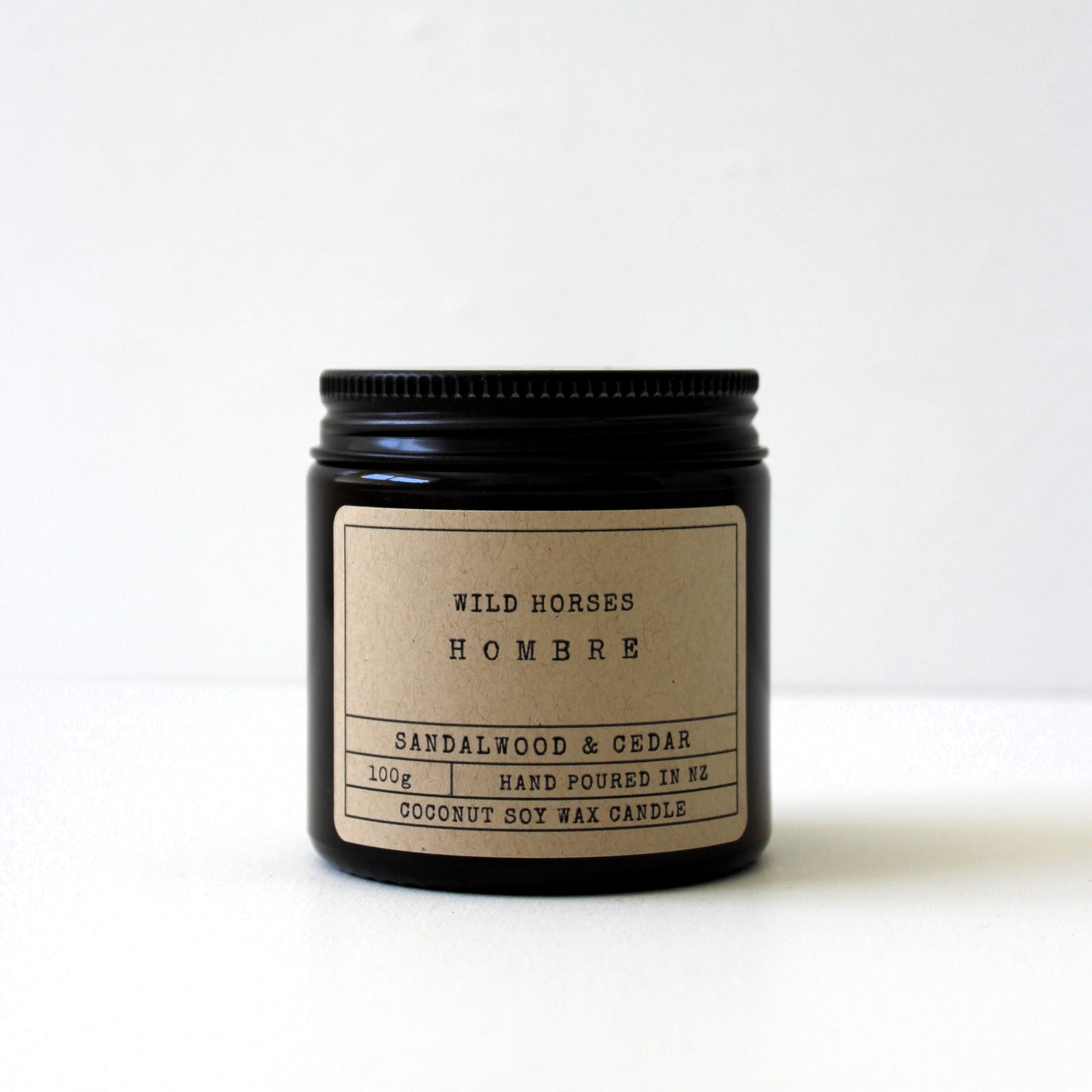 Hombre: Sandalwood & Cedar - 100g Candle