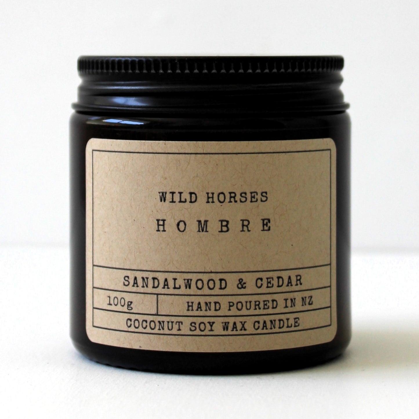 Hombre: Sandalwood & Cedar - 100g Candle