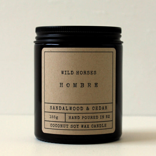 Hombre: Sandalwood & Cedar - 155g Candle