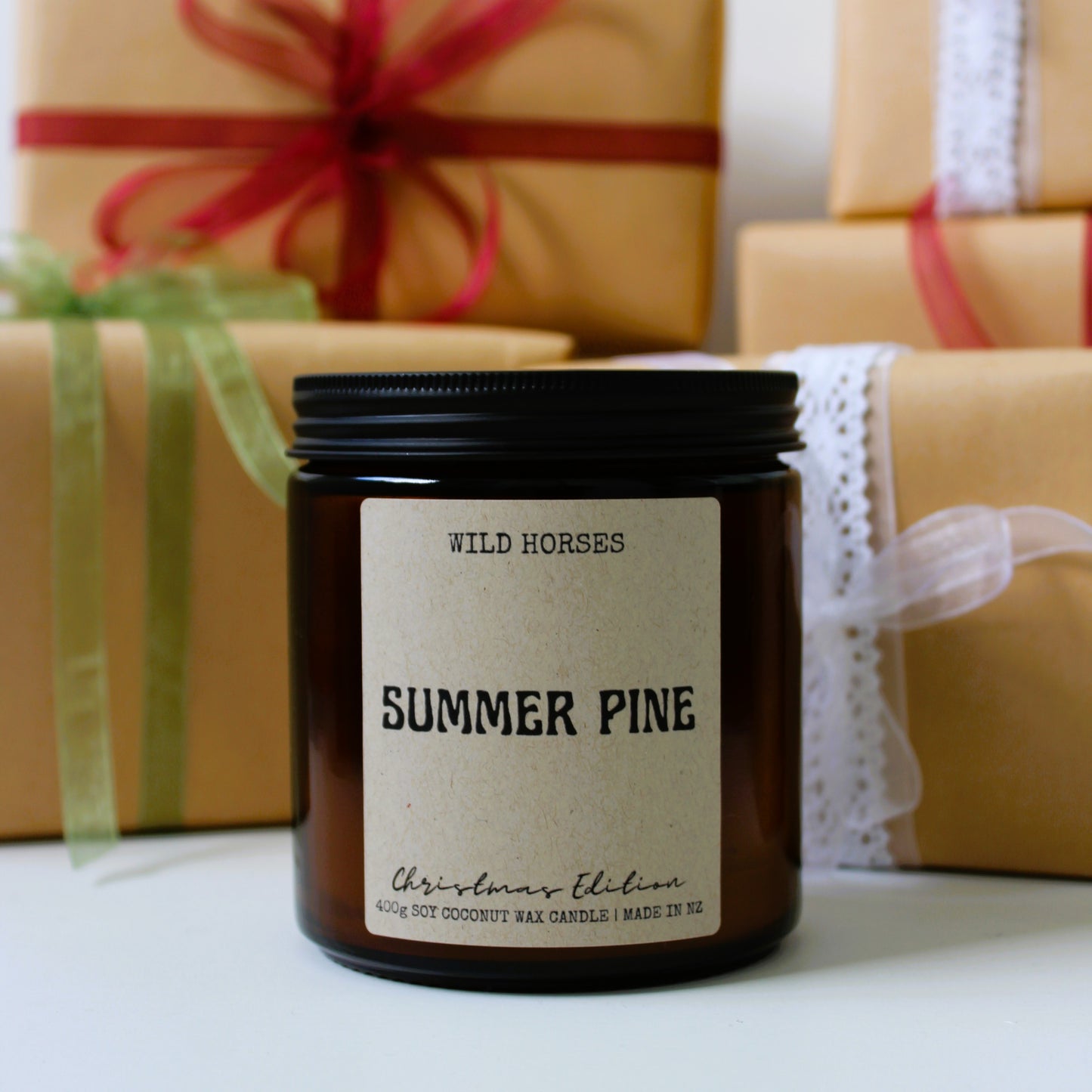 Summer Pine Christmas Candle - 400g Candle